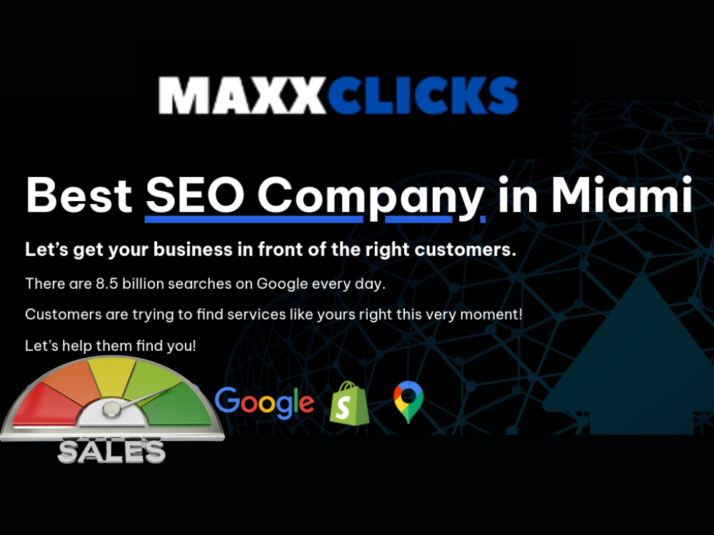 MaxxClicks, the  best SEI agency in Miami