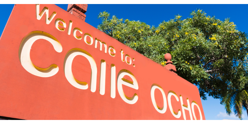 Image of Calle 8 sign